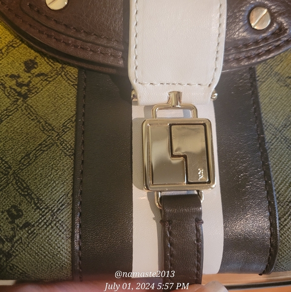 L.A.M.B. by Gwen Stefani Rasta Carlisle Clutch Luxury Designer NWOT Leather #794 - Picture 12 of 17